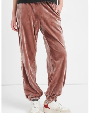 Pantaloni de trening lejeri din catifea