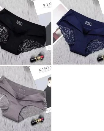 Set 3 perechi de chiloti pentru dama, CH042, Multicolor