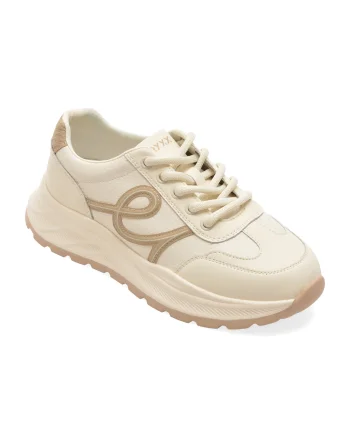 Pantofi sport GRYXX albi, 6650, din piele naturala