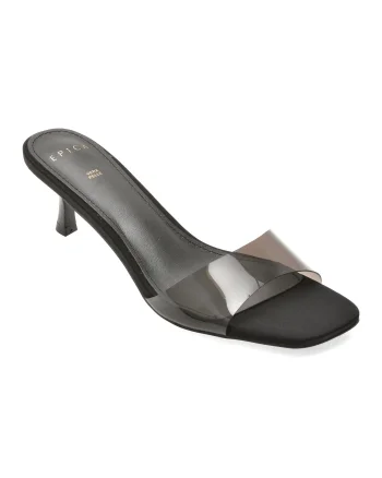 Papuci EPICA negri, 939, din pvc
