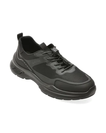 Pantofi sport GRYXX negri, 19081, din material textil