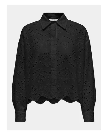 Camasa dama,  303603083, Negru, Bumbac