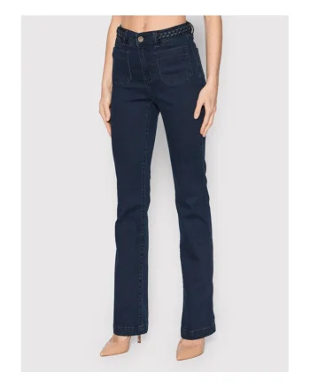 Blugi dama,  Model Bootcut, Bleumarin