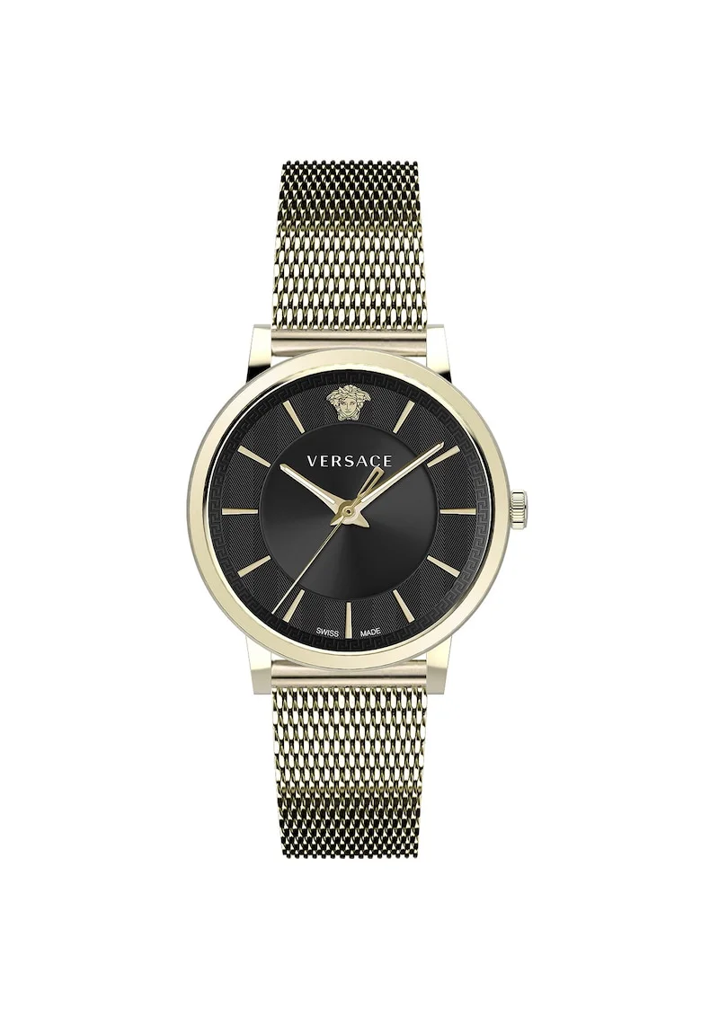 Ceas barbatesc  Quartz, 42mm, 5ATM, Argintiu, Auriu