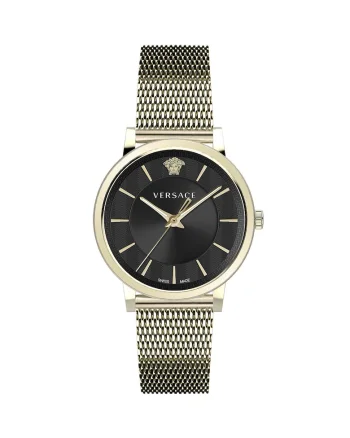 Ceas barbatesc  Quartz, 42mm, 5ATM, Argintiu, Auriu