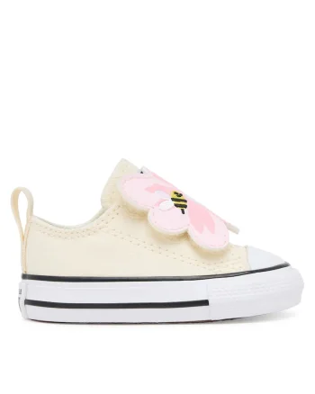 Tenisi copii,  Chuck Taylor All Star, ecru, textil