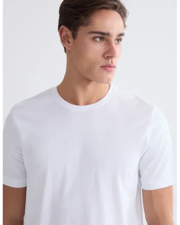 Tricou regular fit din bumbac, Alb optic