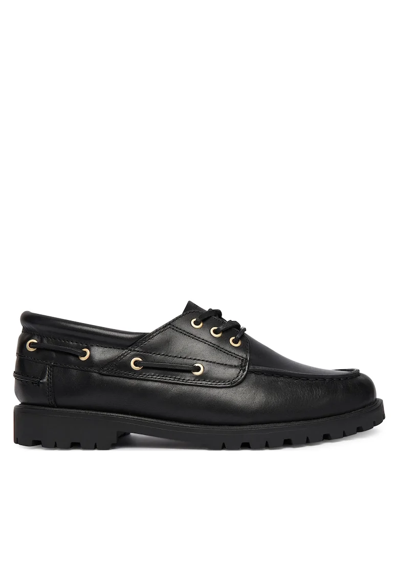 Mocasini pentru dama  Joslyn, piele naturala, negru, Negru
