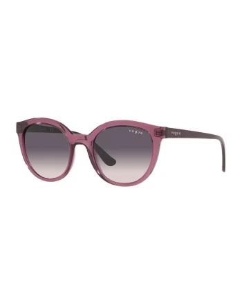 Ochelari de soare cat-eye, Maro inchis/Violet tyrian