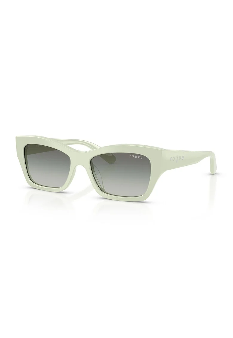 Ochelari de soare butterfly cu lentile in degrade, Verde deschis