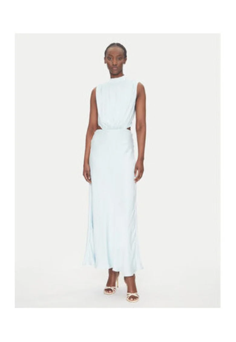 Rochie  model 59868DB, albastru, poliester si elastan