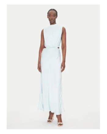 Rochie  model 59868DB, albastru, poliester si elastan