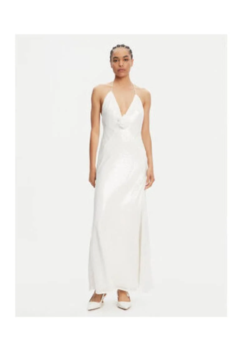 Rochie  model ORCHIDEE, alb, 100% poliester