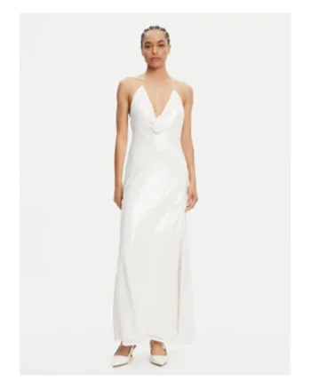 Rochie  model ORCHIDEE, alb, 100% poliester
