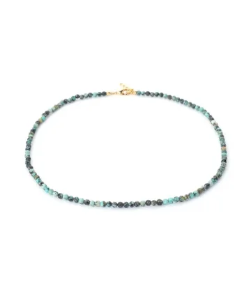 Colier choker  Minis, din pietre semipretioase de, Verde
