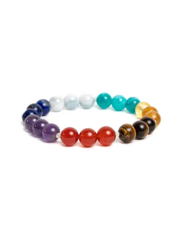 Bratara 7 Chakre Makara,  din cristale,, Multicolor