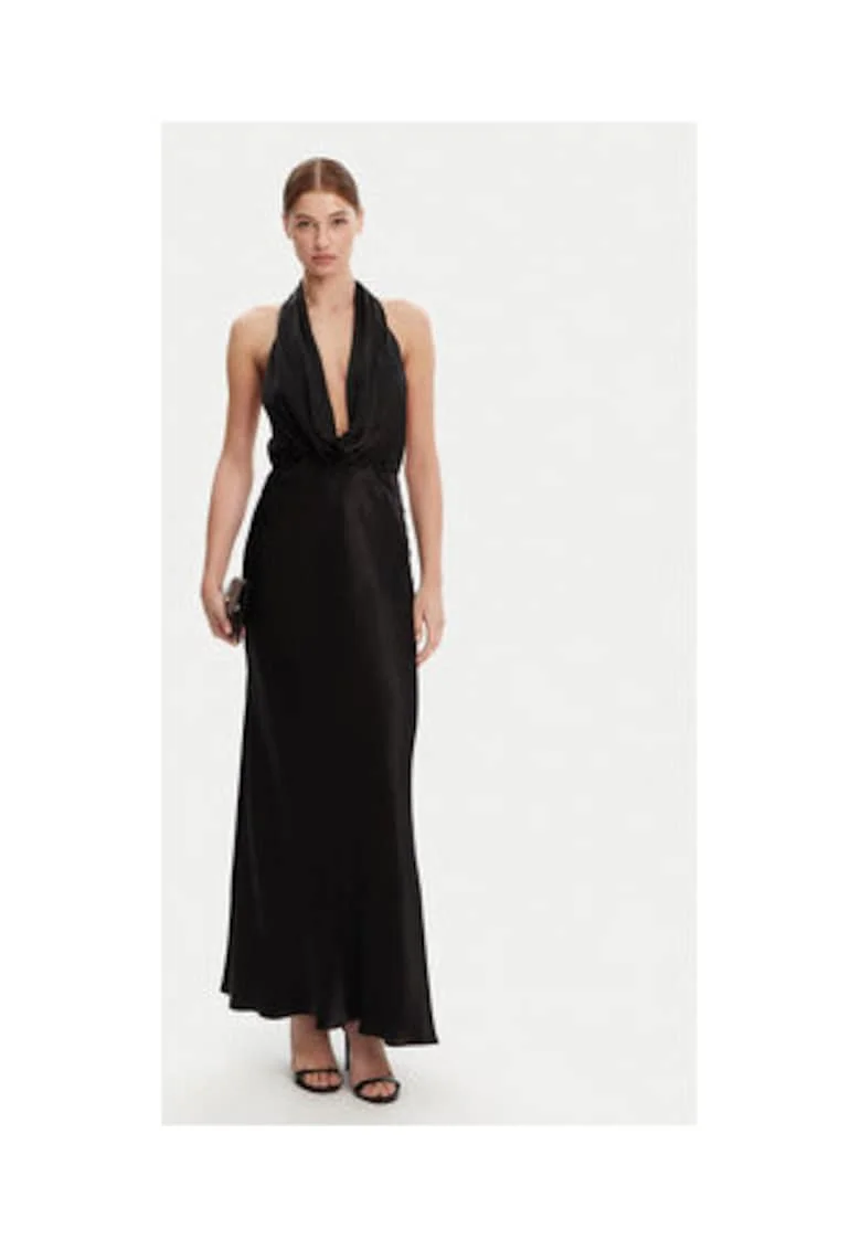 Rochie  model 59814DB, neagra, 100% viscoza