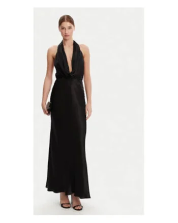 Rochie  model 59814DB, neagra, 100% viscoza