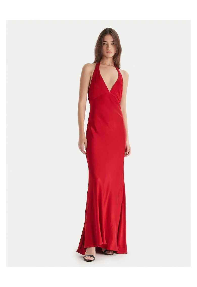 Rochie  model 60125DB, rosu intens,