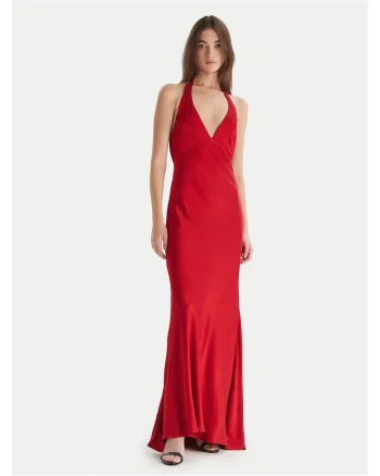 Rochie  model 60125DB, rosu intens,