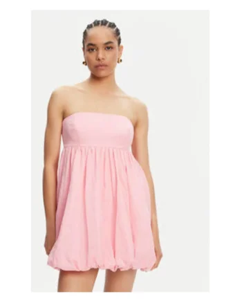 Rochie  model 60006DB, roz, 100% ramie