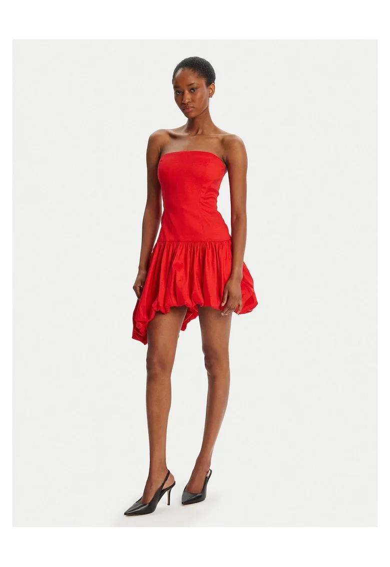 Rochie  model 59981DB, rosu aprins