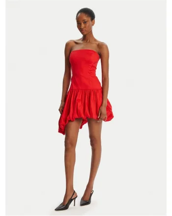 Rochie  model 59981DB, rosu aprins