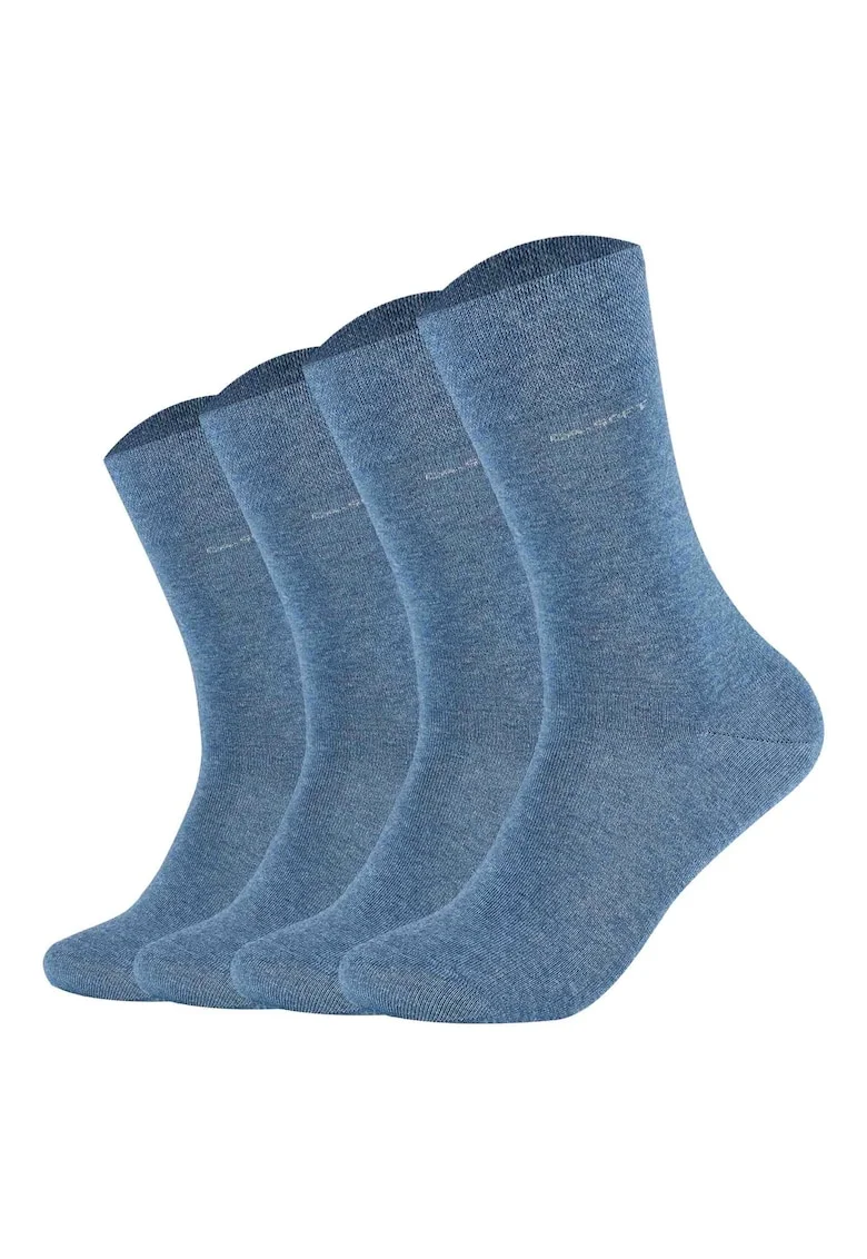 Set de sosete lungi unisex - 4 perechi, Albastru deschis