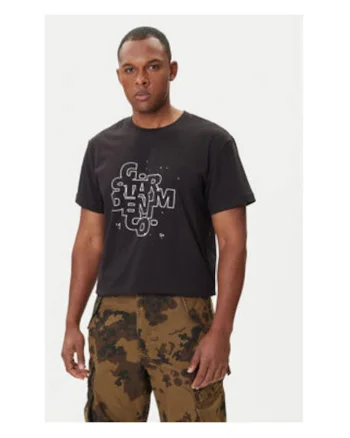 Tricou barbati, G Star Raw, negru, 100% bumbac organic,