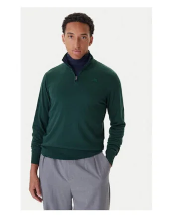 Bluza barbati,  verde, 95% bumbac, 5% casmir