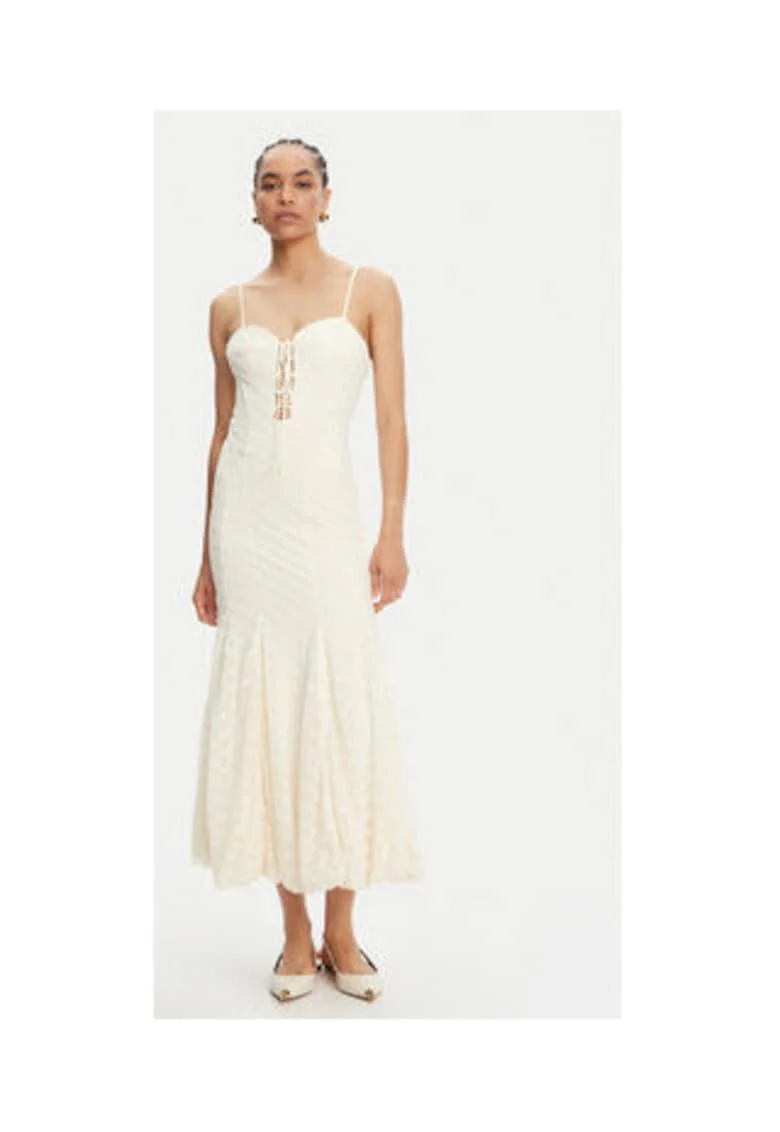 Rochie  model 59928DB, bej, 45% poliamida,