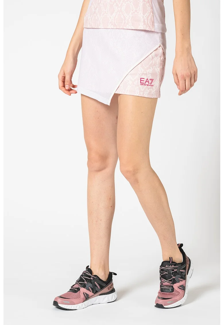 Fusta cu model 2 in 1, Roz pastel