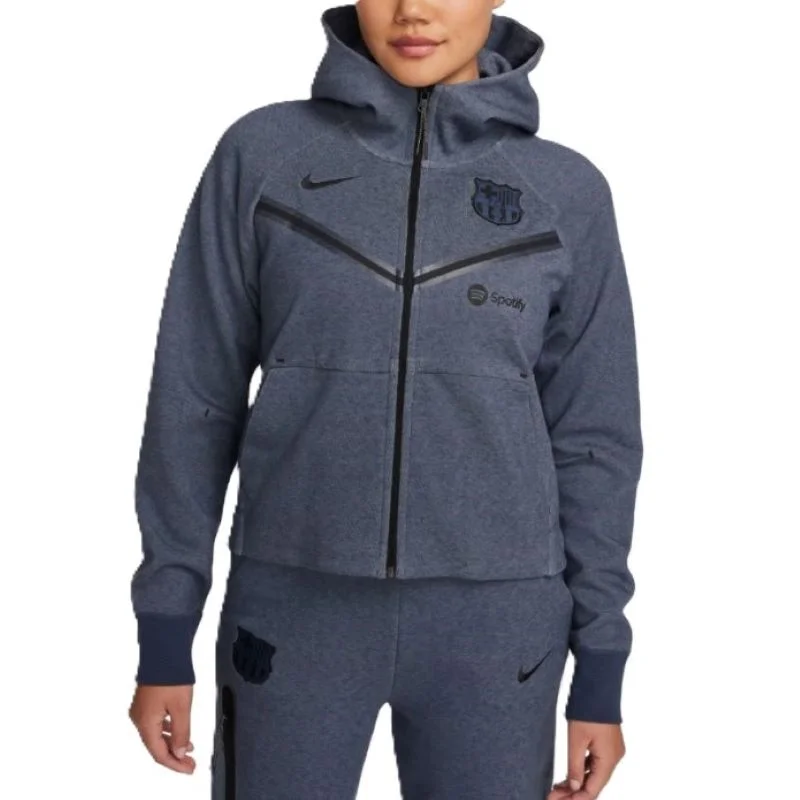 Bluza cu Fermoar Nike FCB WNsw techfleece WRESNTLfull ziphoodie3R
