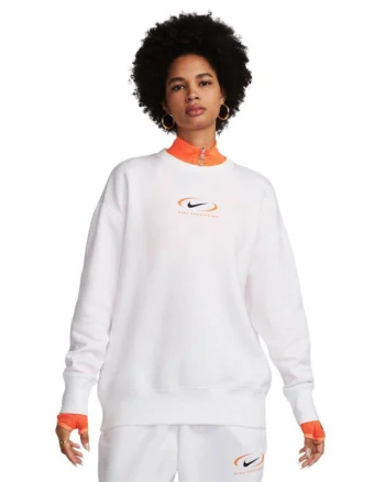 Bluza Nike W Nsw PHNX fleece OS crew print SW