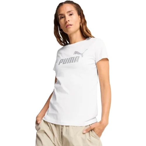 Tricou femei Puma Ess Metallic No 1 Logo Tee 63153602