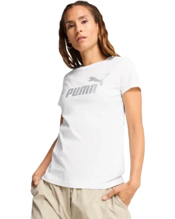 Tricou femei Puma Ess Metallic No 1 Logo Tee 63153602