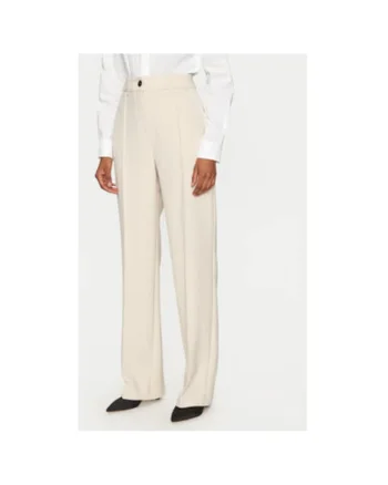 Pantaloni dama  10015261, Poliester/Viscoza, Bej, Bej