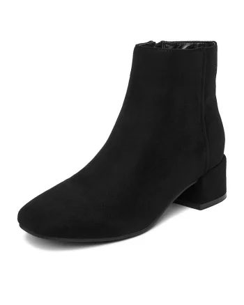 Botine dama,  Negru, Textil CEO-CD24038-4