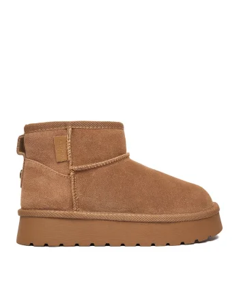 Cizme fete,  piele naturala, maro