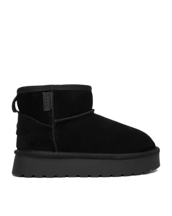 Cizme fete,  piele naturala, negru