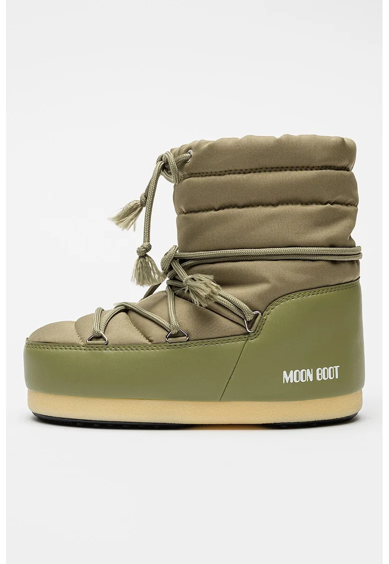 Ghete de iarna din material rezistent la apa, fara inchidere EVX Light, Kaki