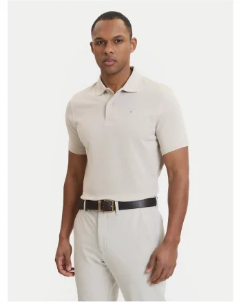 Tricou barbati,  bumbac, bej, 98% bumbac, 2% elastan