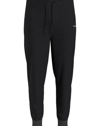 Pantaloni sport cu talie ajustabila, Negru