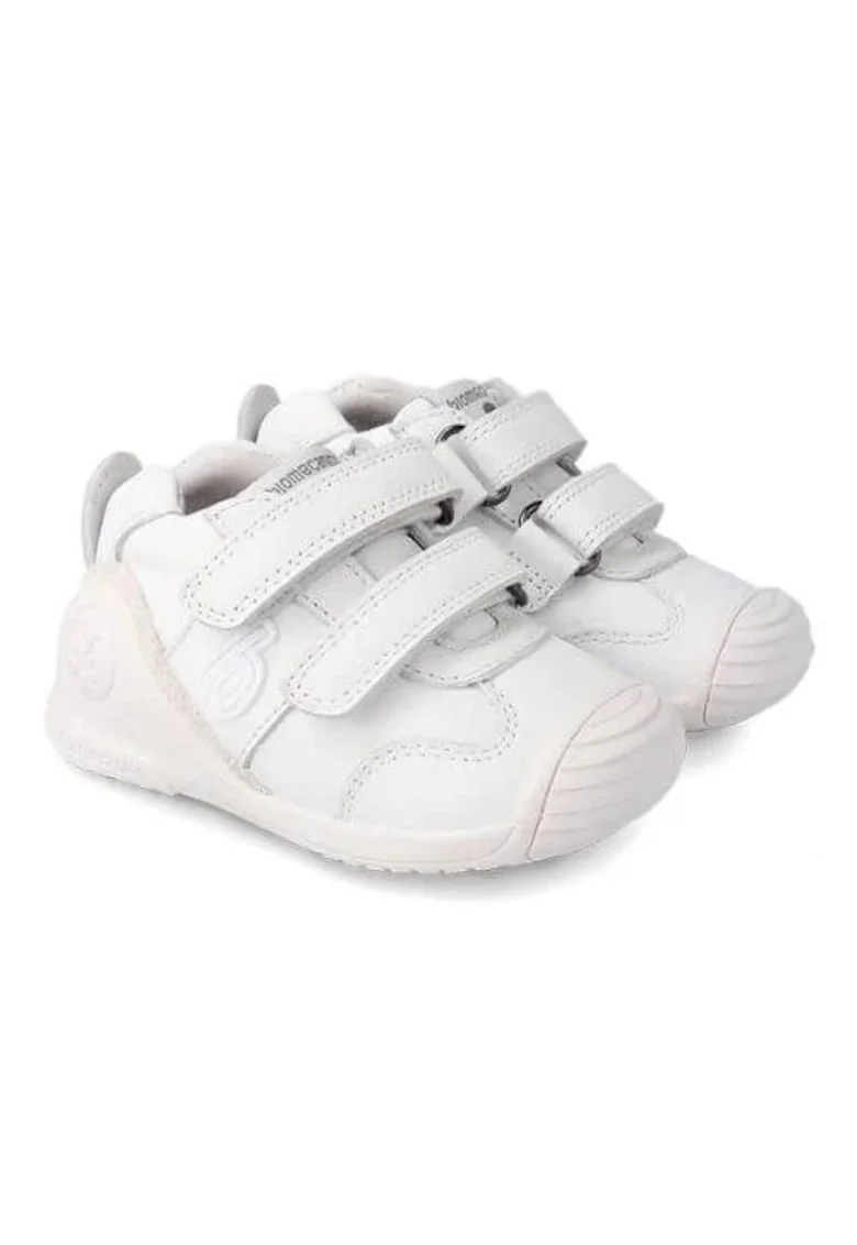 Pantofi copii baieti din piele naturala  221001-C050, Alb
