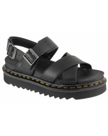 Sandale dama  Voss II, piele, negru