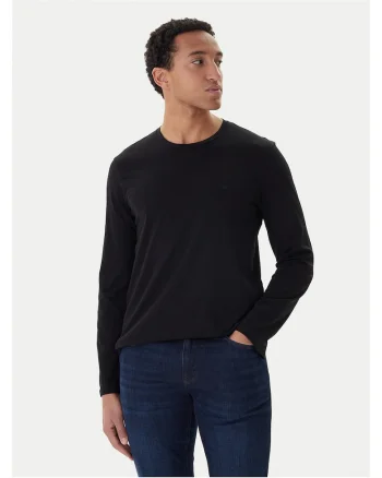 Bluza barbati,  bumbac, Negru