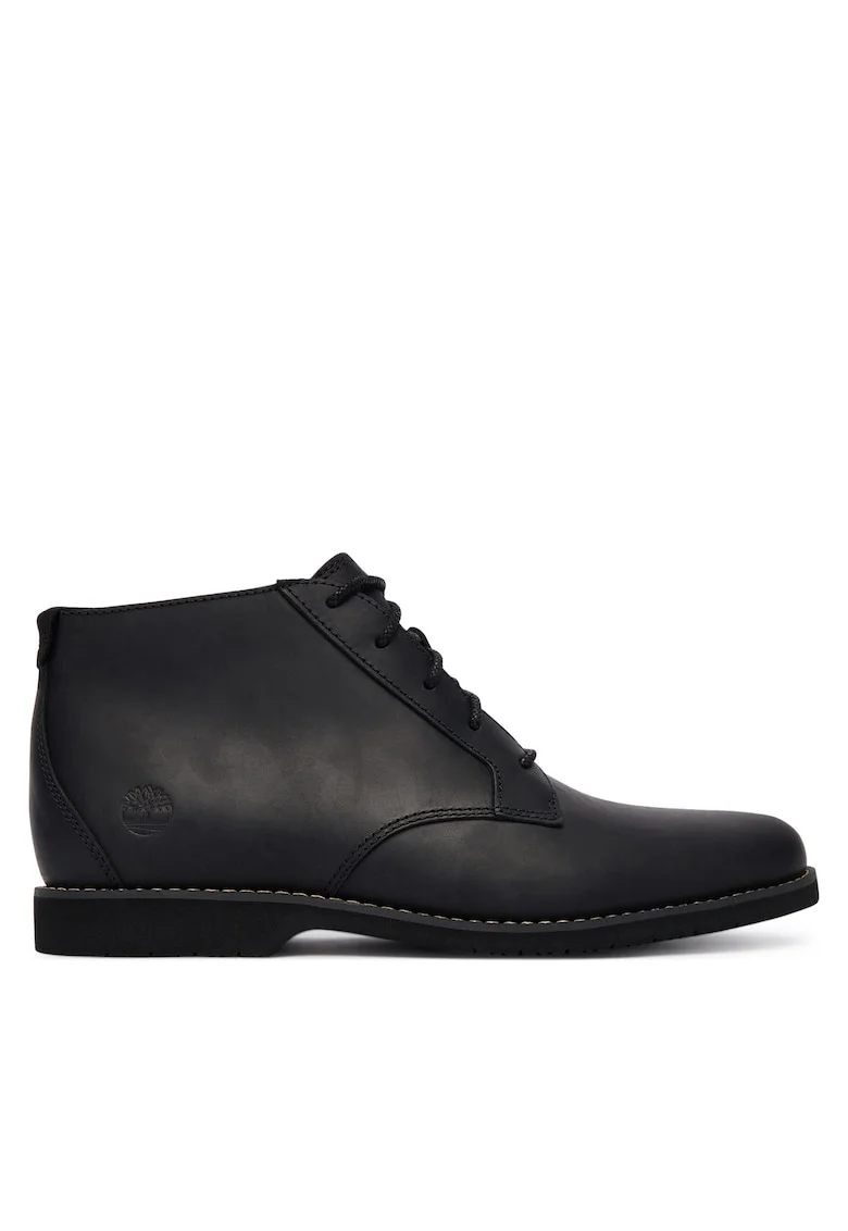 Ghete barbati  Woodhull Mid Lace Up, piele naturala, negru,