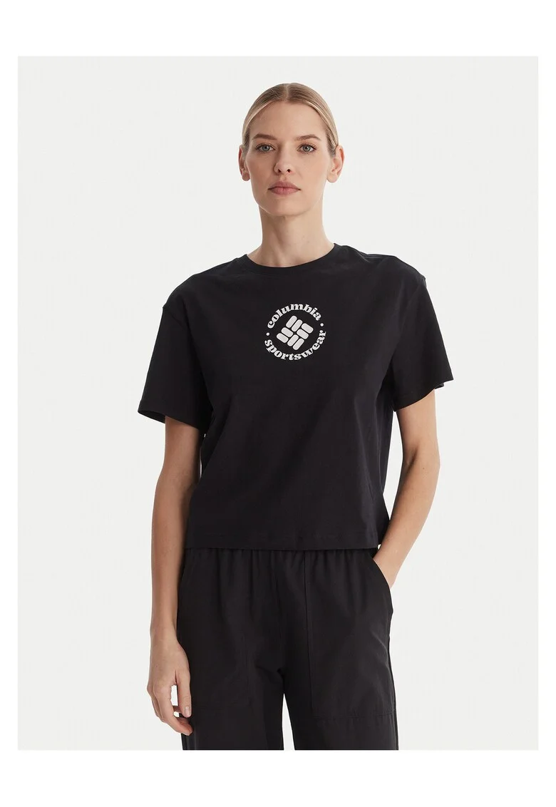 Tricou dama,  bumbac organic, negru