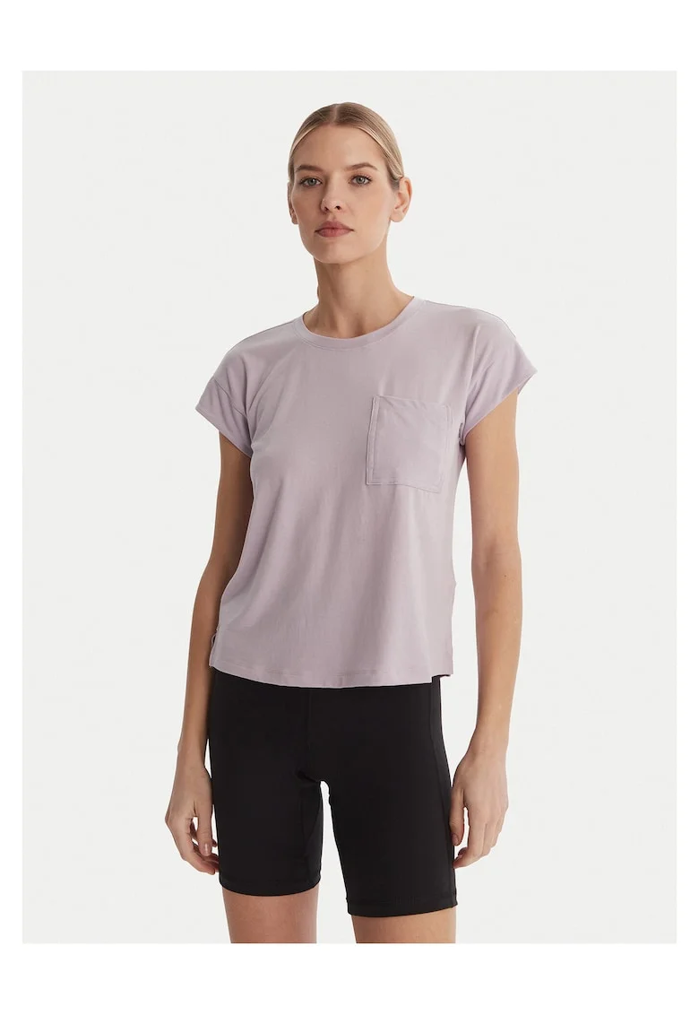 Tricou dama,  violet, poliester/viscoza/elastan