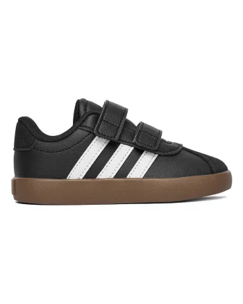 i Baieti, Adidas, piele ecologica, negru, cu dungi albe